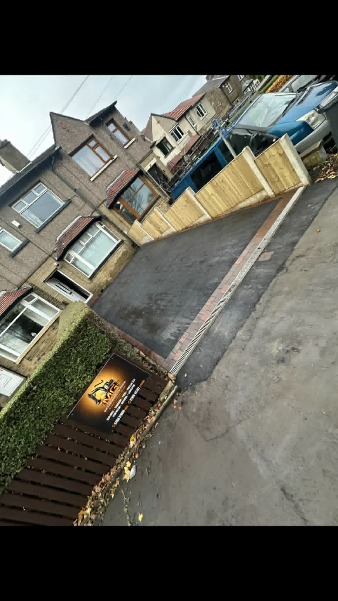 Driveway & Fencing — after